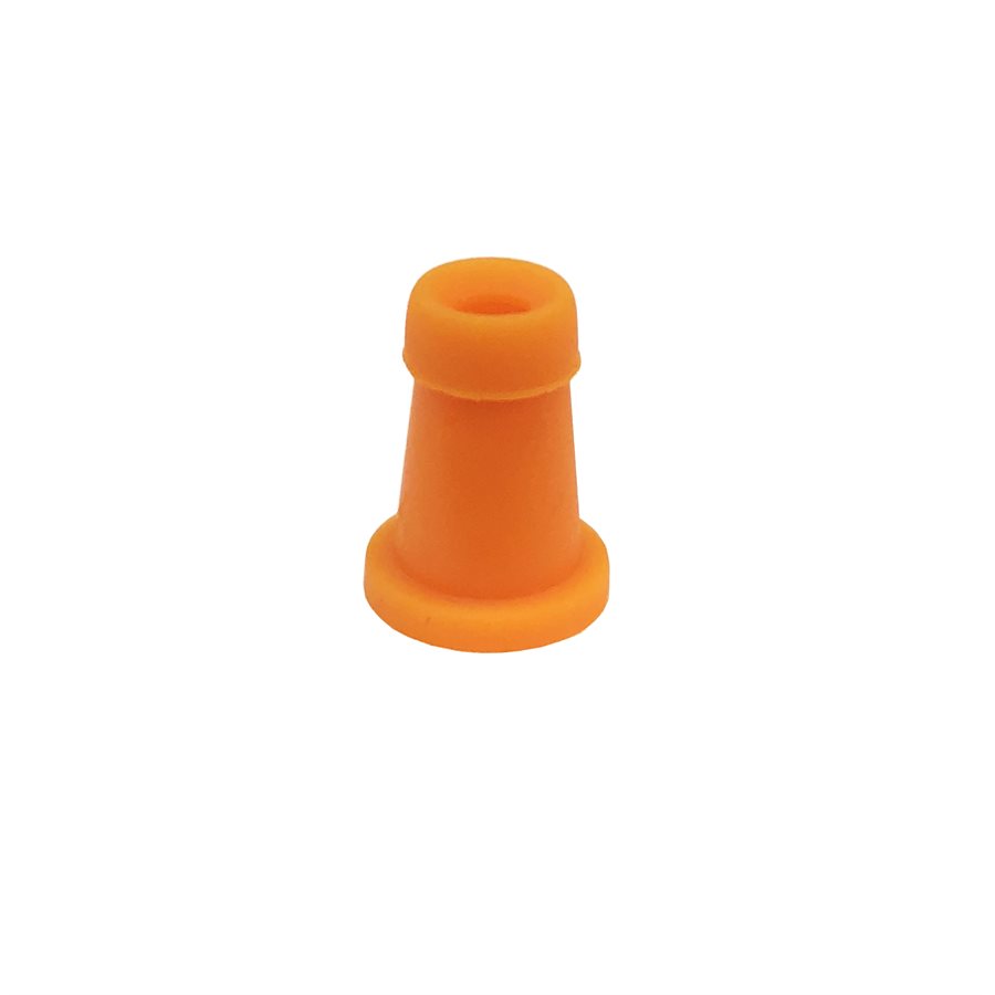 Audiologist's Choice® AC Series Single Use Eartips - 6mm, Orange (100 / pk)